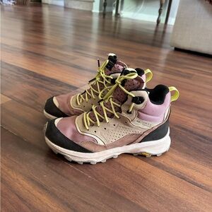 Merrell Hiking Boots with Pink and Tan Accents